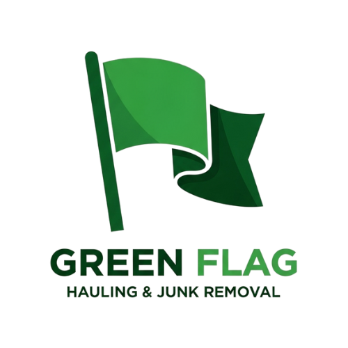 Green Flag Hauling & Junk Removal - Logo